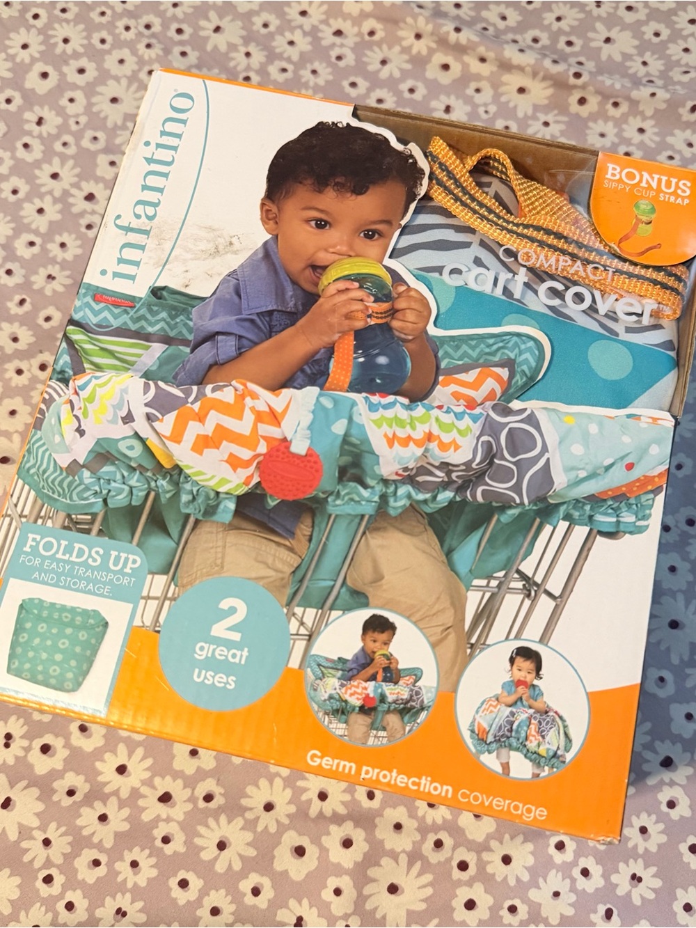 New in box Infantino cart cover